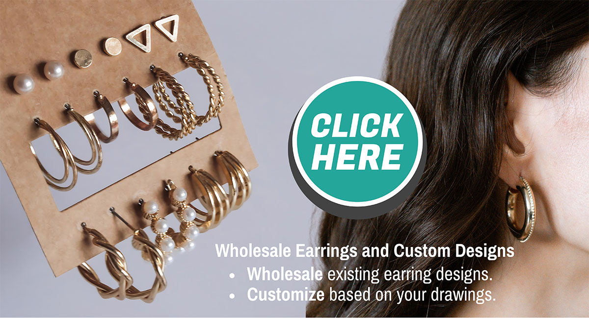 wholesale huggie earrings