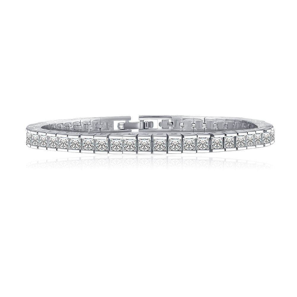 4mm Cubic Zirconia Tennis Bracelet Jewelry | JR Fashion Accessories