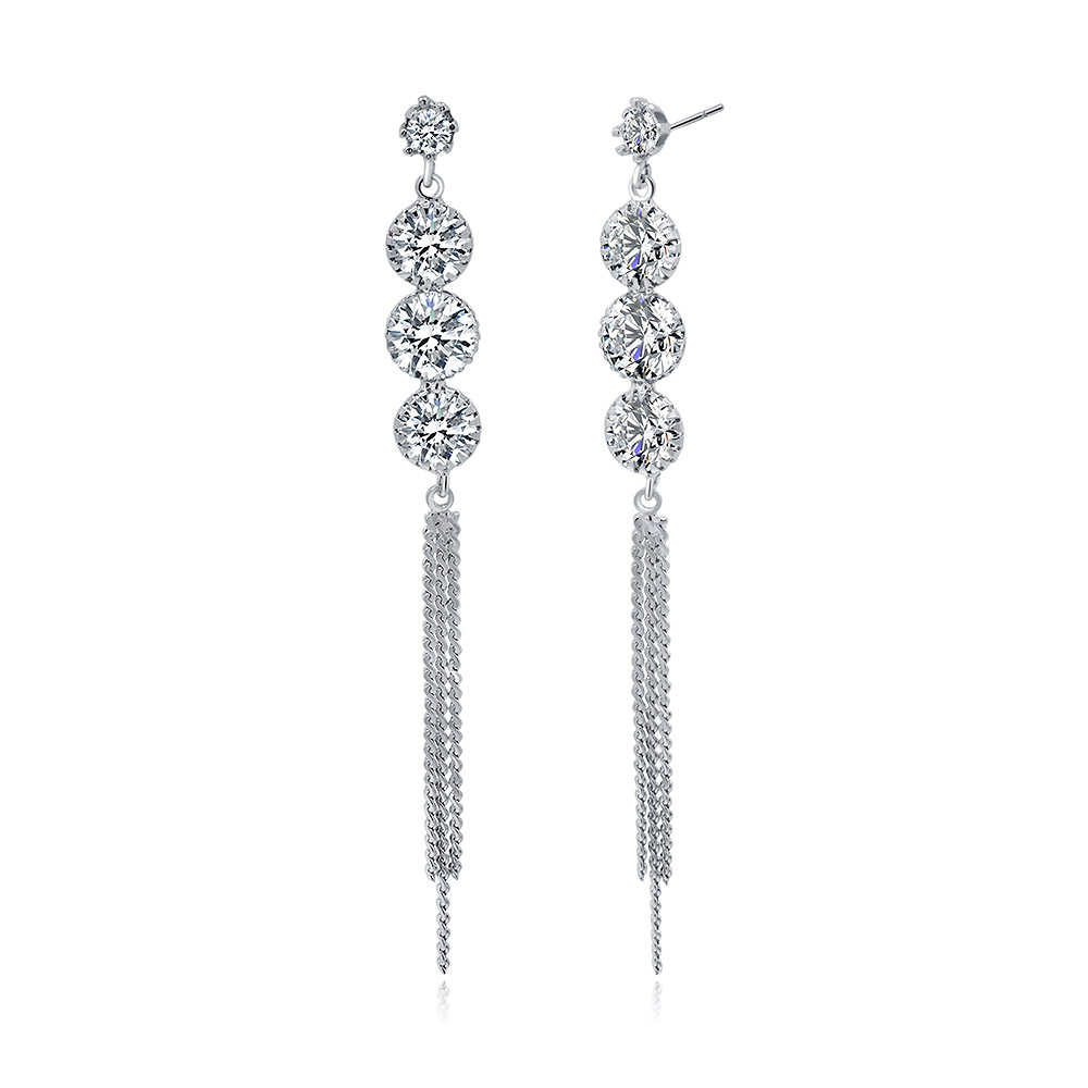 YEN - Fine long earrings 55mm – annemorganjewellery