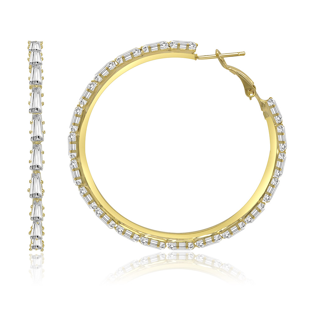 Buy 14K Solid Yellow Gold Shiny Polished Round Hoop Earrings for Women  1.5MM, 2MM, 2.5MM, 3MM Tube x 10-45mm Diameter (3X16 (0.63 inch)) at  Amazon.in