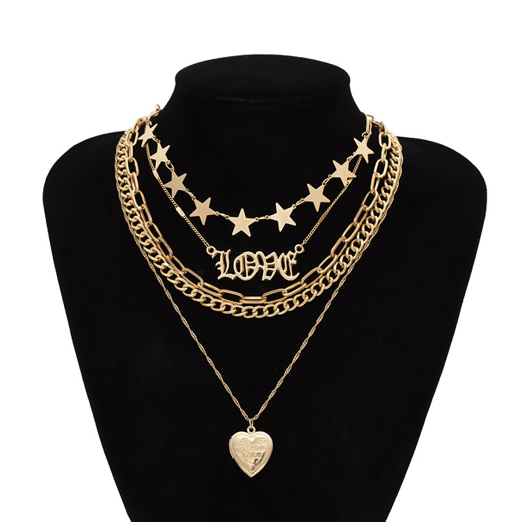 Jeairts Punk Layered Necklace … curated on LTK