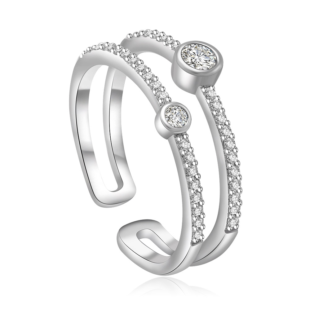 Round Bezel Set Ring Wedding Jewelry | JR Fashion Accessories