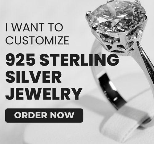 Custom made 925 sterling silver jewelry